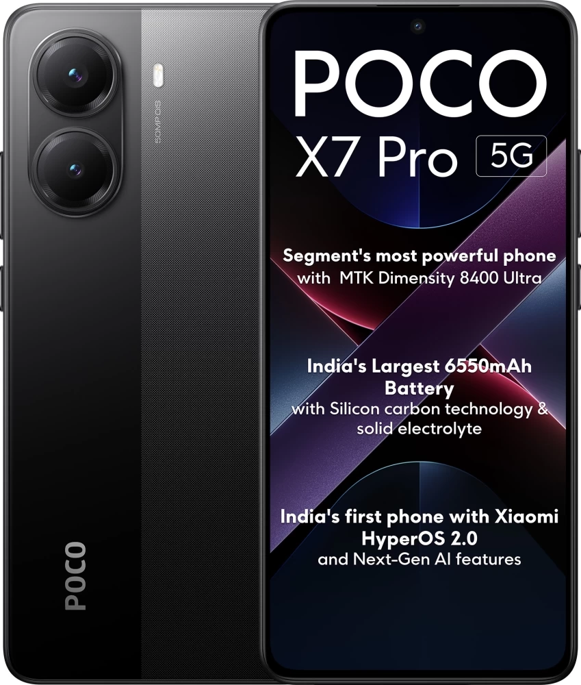 گوشی موبایل شیائومی مدل Poco X7 Pro 5G  ظرفیت 512/12 گیگابایت
