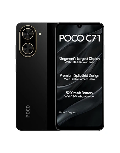 گوشی موبایل شیائومی مدل Poco C71 دو سیم کارت ظرفیت 64/3 گیگابایت