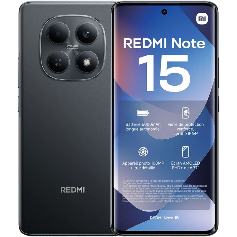 گوشی موبایل شیائومی مدل Redmi note 15 4G ظرفیت 256/8 گیگابایت