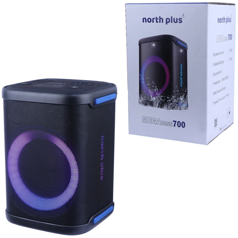اسپیکر بلوتوثی قابل حمل نورث پلاس مدل Mega Bass 700