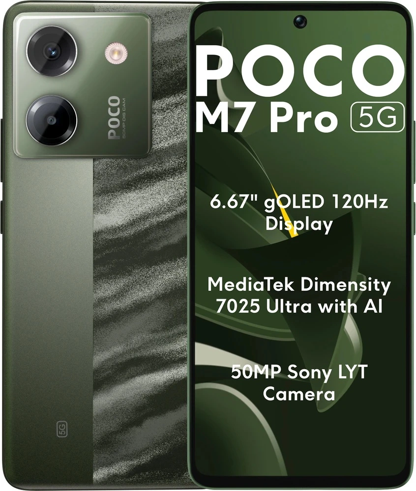 گوشی موبایل شیائومی مدل Poco M7 Pro 5G ظرفیت 256/12 گیگابایت