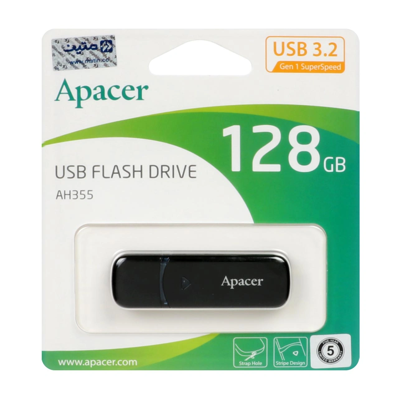 فلش مموری اپیسر مدل AH355 ظرفیت 128 گیگابایت