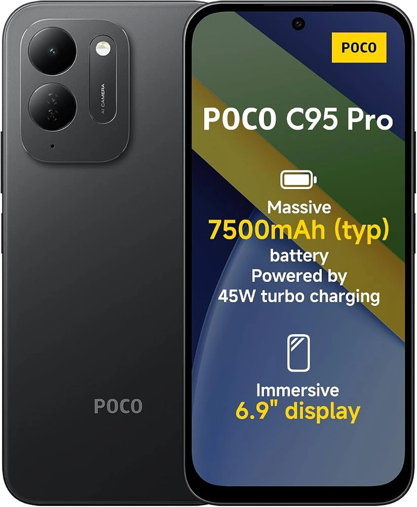 گوشی موبایل شیائومی مدل Poco C95 pro دو سیم کارت ظرفیت 256/8 گیگابایت