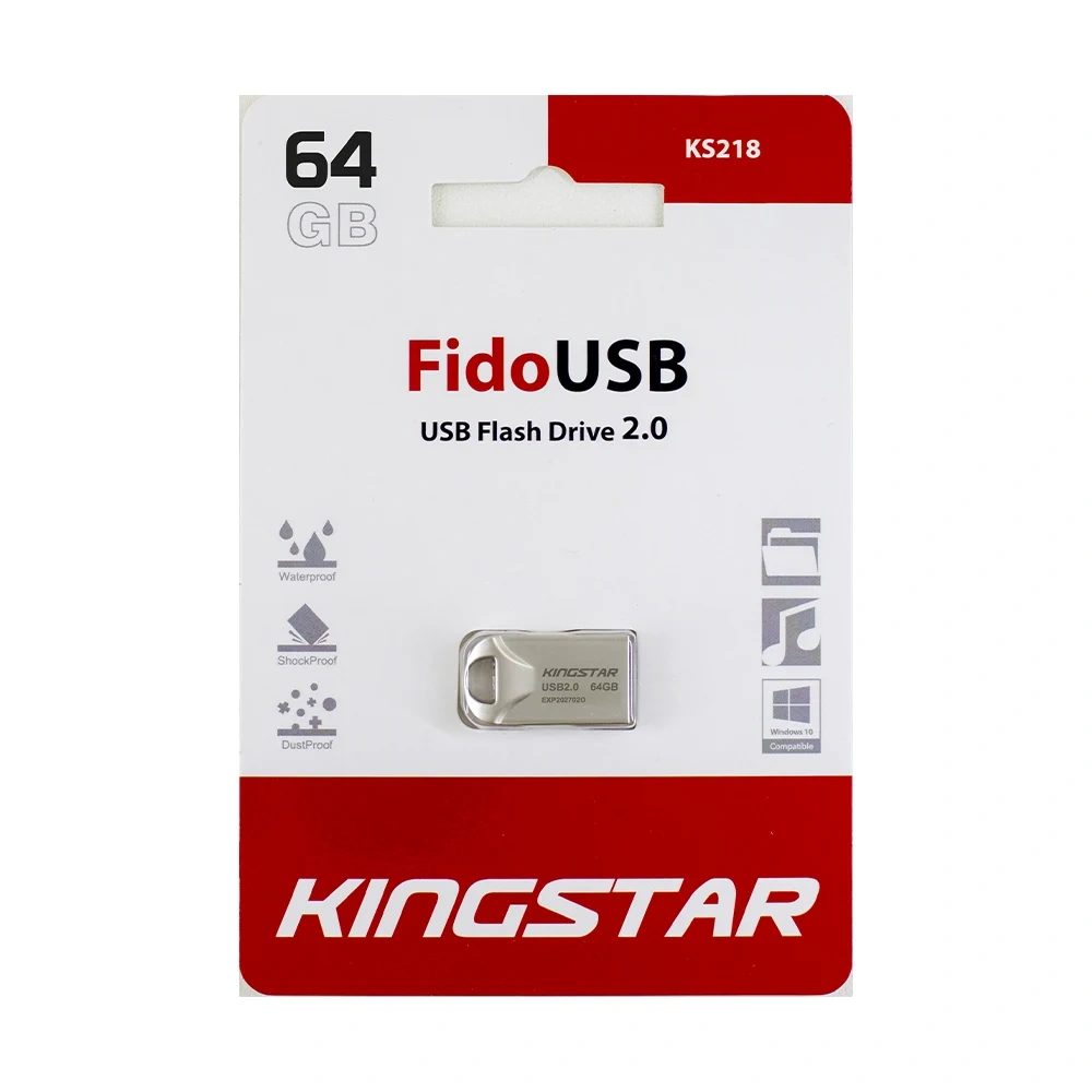 فلش مموری کینگ استار مدل KS218 Fido  ظرفیت 64 گیگابایت